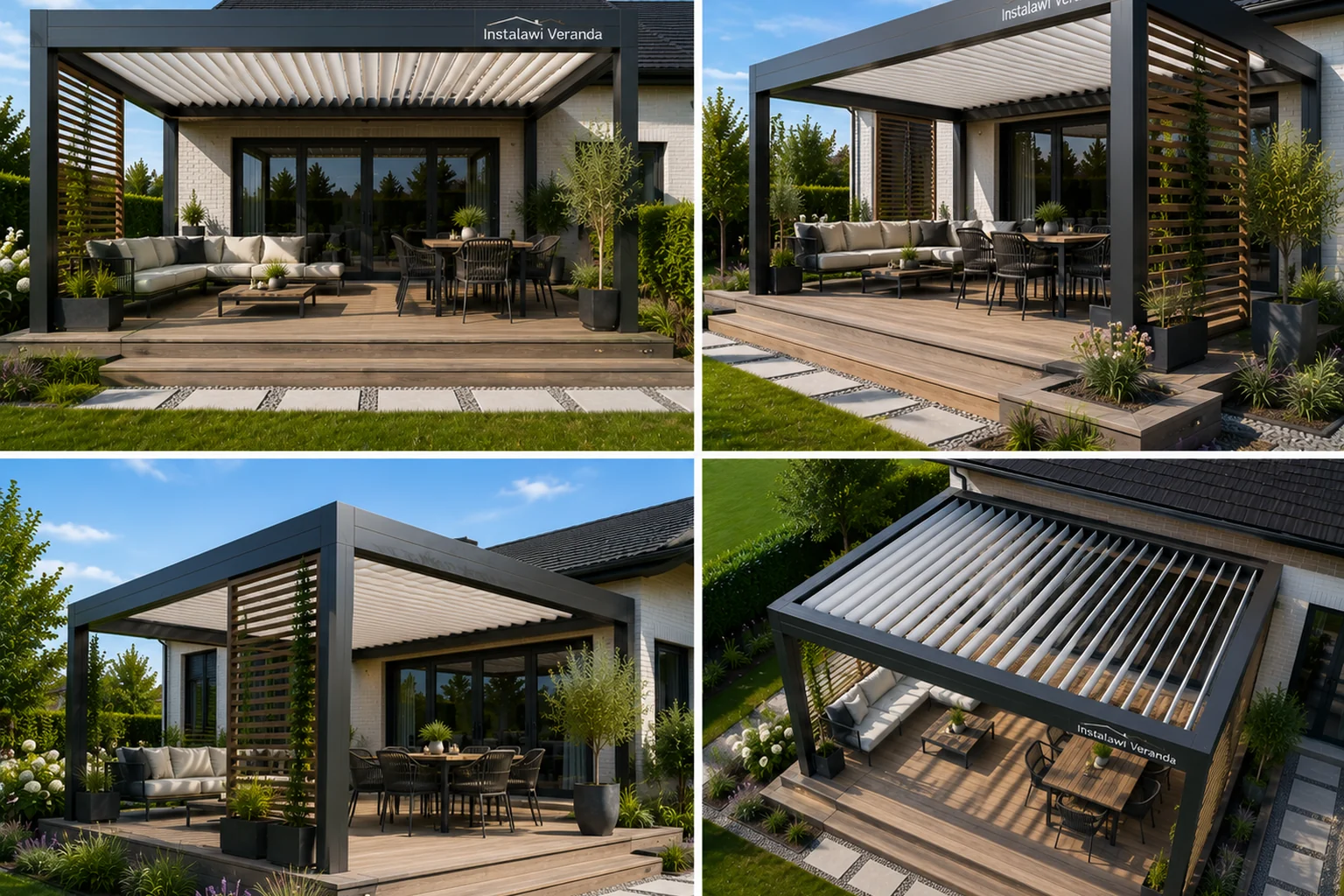 Pergola en lamellendak